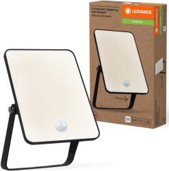 OSRAM Essential LED-es reflektor mozgás- és fényérzékelővel, 20W, 1900 lm, semleges fény (4000K), IP65, F energiaosztály, fekete