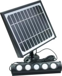 TRACON Napelemes LED Spot Fényvető Mozgásérzékelővel 8W, 4000 K, 700 LM, Ip65, 3, 7 V 4000 mah