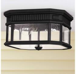 Elstead Lighting Plafonieră de exterior Feiss FE-COTSLN-F-BK COTSWOLD LANE 2xE27/60W/230V IP44 (ED0480)