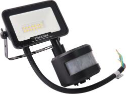TRACON LED Fényvető Samsung Chippel, Mozgásérzékelős 220-240 V Ac, 10 W, 4000K, Ip65, 1000 LM, EEI=F