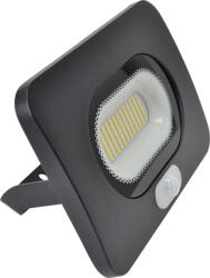 TRACON Smd Fényvető Mozgásérzékelővel, Fekete 220-240 V Ac, 50 W, 4000K, Ip65, 4000 LM, 110°, 3-10M, EEI=G