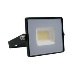 V-TAC Led Reflektor - Ultra Slim, E-Series, 100 Watt, Természetes Fehér, Fekete