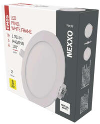 EMOS LED süllyesztett lámpatest NEXXO, kerek, fehér, 12, 5W, természetes fehér (ZD1135) - scom