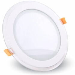 V-TAC Corp Iluminat Led Rotund Incorporabil 6w 6400k Alb Rece, Sticla (sku-4739)