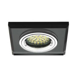 Kanlux Beépíthető spot lámpatest , MORTA , CT-DSL50-B, négyzet keret , fekete , üveg (18510)