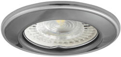 Kanlux Gx5, 3, 12V, IP20, Ø82 mm, grafit/nikkel, alumínium házas, kerek mennyezeti spot lámpatest, HORN (2824)