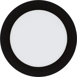 EGLO LED panel , süllyesztett , 10.5W , CCT , dimmelhető , 16.5 cm , kerek , fekete , IP44 , EGLO Connect. Z , Zigbee , FUEVA-Z , 900107