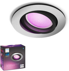 Philips Süllyesztett LED Centura 5, 7 W CCT RGB többszínű kerek mozgatható PHILIPS HUE Bluetooth (8719514338623)