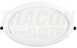 TRACON LED-DLV-24NW Védett, beépíthető LED mélysugárzó, kerek, fehér (LED-DLV-24NW)