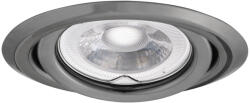 Kanlux 15°-os szögben állítható, Ø97 mm, GU10, IP20, grafit színű, acél házas, kerek spot lámpa keret, ARGUS II (37162)