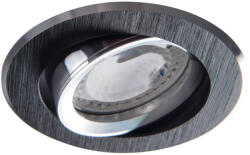 Kanlux Gx5, 3, 12V, IP20, Ø82 mm, eloxált fekete, alumínium házas, kerek, 30°-ban állítható mennyezeti spot lámpatest, GWIEN (18531)
