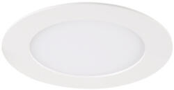 Kanlux süllyesztett lámpatest, 6W, 330 lm, Ø120 mm, 110°, 4000K, IP44, kerek, fehér, alumínium házas, ROUNDA V2LED (28937)