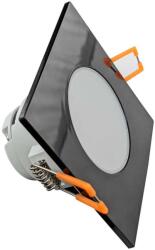 GREENLUX LED Fürdőszobai beépíthető lámpa LED/8W/230V 4000K IP65 fekete GXLL087 (GXLL087)
