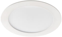 Kanlux süllyesztett lámpatest, 12W, 720 lm, Ø169 mm, 110°, 3000K, IP44, kerek, fehér, alumínium házas, ROUNDA V2LED (28932)