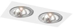 Amplex Shilo 7328 - Beépíthető lámpa KOMORO 2xGU10/15W/230V fehér AML0078 (AML0078)
