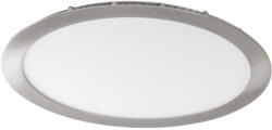 Kanlux süllyesztett lámpatest, 24W, 1700 lm, Ø296 mm, 110°, 4000K, IP44, szatén nikkel, ezüst, alumínium házas, ROUNDA V2LED (27220)