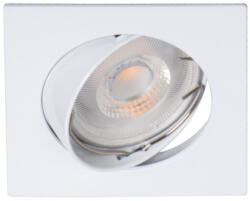 Kanlux Gx5, 3, 12V, IP20, Ø81 mm, fehér, alumínium házas, szögletes, 15°-ban állítható mennyezeti spot lámpatest, NAVI (2550)