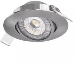 EMOS Simmi LED spotlámpa, ezüst, 5 W, meleg fehér