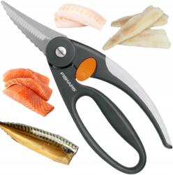 Fiskars Halvágó Olló Fiskars Fogazott Éles Acél Konyhai Robusztus 25CM Erős (1003032)
