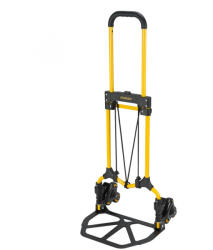 STANLEY Sxwtd-Ft584 Összecsukható Molnárkocsi, Lépcsőjáró, 60 kg Teherbírás, Tömege 4 kg, 6 Darab Kerék Lépcsőjáráshoz