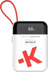 SKROSS RELOAD10 Travel / utazásra kész 10.000 mAh POWERBANK+ USB-C kábel, feltöltve (SKPBR10TRA01CN)