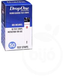 Drop One vércukorszint mérő tesztcsík 50 db - vitaminhazhoz