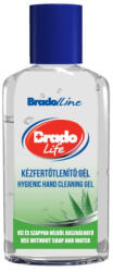 Bradoline Bradolife kézfertőtlenítő gél 50ml ALOE (12db/karton) (5997001770726)