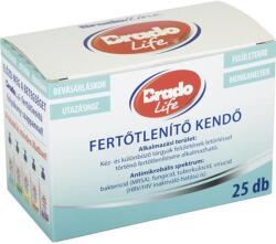 Bradoline Fertőtlenítő kendő, 25 db, BRADOLIFE (KHT868) - tintasziget
