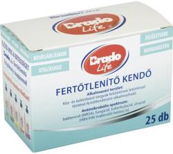 Bradoline Fertőtlenítő kendő, 25 db, BRADOLIFE (16033) - iconink