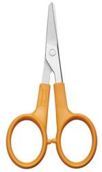 Fiskars Olló, körömvágó, 10 cm, egyenes, FISKARS "Classic", narancssárga (1003028) - iconink