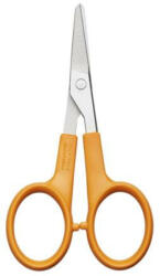 Fiskars Olló, körömvágó, 10 cm, egyenes, FISKARS Classic, narancssárga (IF9806) (1003028)