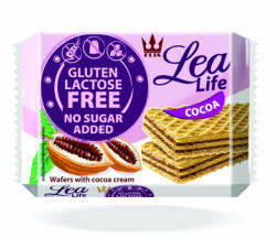 Lea Life kakaós ostyaszelet hozzáadott cukor-, glutén-, laktóz nélkül 95 g - foodker