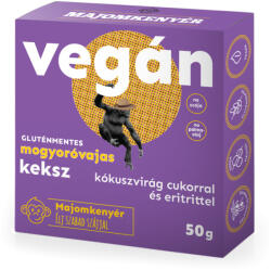 majomkenyér mogyoróvajas vegán keksz 50 g - delfinbuvar
