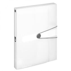 Herlitz Easy Orga A4 PP átlátszó műanyag doboz gumiszalaggal