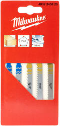 Milwaukee Szúrófűrészlap szett 5 db (Fa, PVC, Fém, 4932213116, 4932254061, (4932345825)