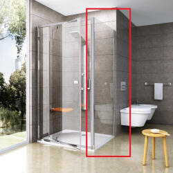 RAVAK Walk-in, Ravak Pivot PPS-90 krómhatású fix oldalfal 90G70C00Z1 - mozaikkeramia