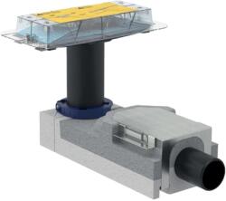 Geberit beépítőkészlet CleanLine sorozatú zuhanyfolyókákhoz, az összefolyónál 90-220 mm esztrichmagassághoz: d=50mm (154.150. 00.1) | Geberit CleanLine 90-200mm (154150001) | Geberit CleanLine beépítő alapkés