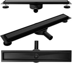 Rea PURE NEO PRO Lineáris Lefolyó - Matt Fekete - 50 cm (45946)