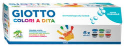 GIOTTO Ujjfesték Giotto 6x100 Ml 6 Darabos