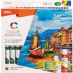 Deli Color Emotion Tempera Készlet - 24x12 ml, 24 Különböző Színben