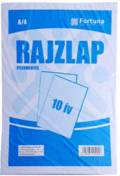 Fortuna Félfamentes Rajzlap - A/4, 10 Íves