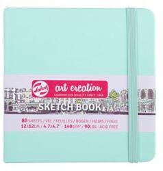 Royal Talens Art Creation Sketch Book rajz- és vázlatfüzet, 140 g, 80 lap - 12x12 cm, menta
