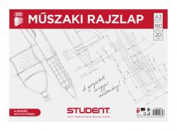 ICO Student Műszaki Rajzlap - A3, 20 Lap