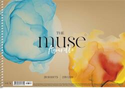 Shkolyaryk Publishing House Aquarelle Muse Vázlatfüzet - A4, 20 Lap, Többfajta