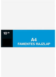 A4 120g famentes 10db rajzlap (P0018-2011) - haztartasibolt