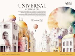 Shkolyaryk Publishing House "Mixed Media Universal" Vázlatfüzet - A4+, 12 Lap