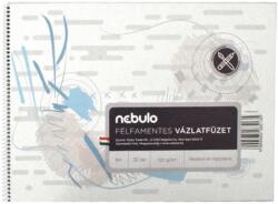 Nebulo Nebulo: Spirálos félfamentes vázlatfüzet B4 32 lapos