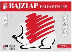 ICO Ico: Süni félfamentes rajzlap A/3-as méretben 20 lap