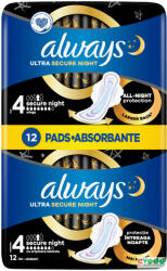 Always Ultra Secure Night 12Db Egészségügyi Betét