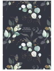 Shkolyaryk Publishing House World Wonders A4 Kockás Jegyzet Füzet - Többféle, 80 Lapos